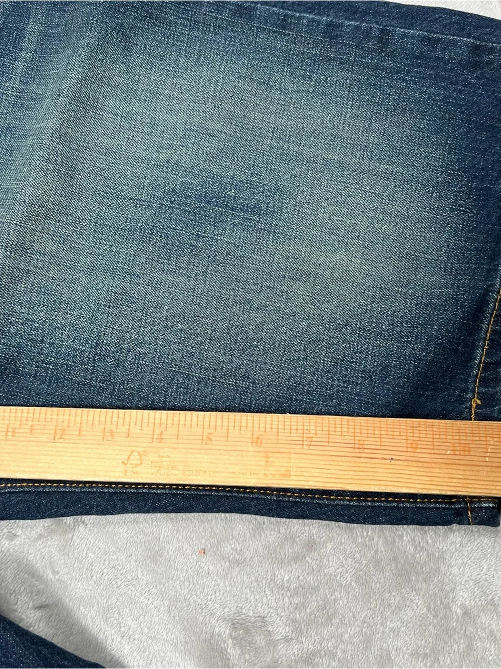 Levi's 569 Baggy Jorts Mens 32 Blue Dark Wash Good Fade Whiskering Skater Y2K